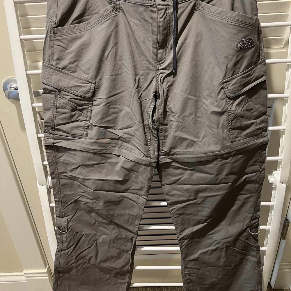 The North Face Gray Hiking Zip Off Pants